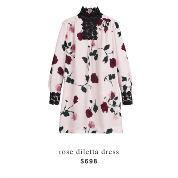Kate Spade Madison Ave Silk Rose Diletta Dress - EUC - size 14